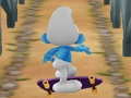 Гульня Smurfs Skate Rush  онлайн