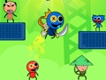 Гульня Намалюй Rainbow Ninja  онлайн