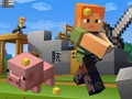 Гульня Minecraft схаваныя залатыя блокі  онлайн