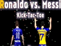 Гульня Месі супраць Раналду Kick Tac Toe  онлайн