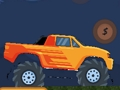 Гульня Monster Truck Hill Riding 2D онлайн