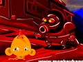 Гульня Monkey Go Happy, этап 203  онлайн