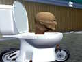 Гульня Skibidi туалет Moto Moto Bike Racing онлайн