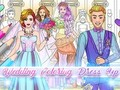 Гульня Вясельная размалёўка Dress Up  онлайн
