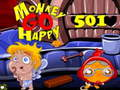 Гульня Monkey Go Happy, этап 501  онлайн