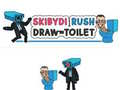 Гульня Skibydi Rush цягнуць у туалет  онлайн