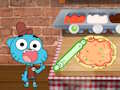 Гульня Gumball Pizza Frenzy онлайн