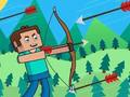 Гульня Атака монстра Noob Archer  онлайн