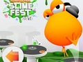 Гульня Nickelodeon Slime Fest: прапусціце такт  онлайн
