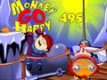 Гульня Monkey Go Happy, этап 495. Крыптазаолаг  онлайн
