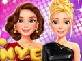 Гульня Вечарына з бліскаўкамі Ellie NYE  онлайн