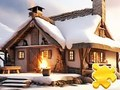 Гульня Пазл: Снежны дом  онлайн