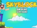 Гульня Skyblock выжыве з Noob! онлайн