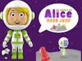 Гульня Свет Alice Moon Jump  онлайн
