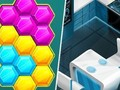 Гульня Hexa Blast Гульня Галаваломка  онлайн