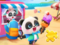Гульня Jigsaw Puzzle: Baby Panda Марозіва  онлайн