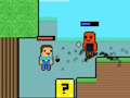 Гульня Noob супраць Obby Два гульца  онлайн
