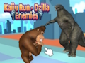 Гульня Kaiju run - Dzilla ворагі онлайн