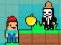 Гульня Noob супраць Hacker Gold Apple  онлайн