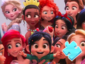 Гульня Галаваломка Jigsaw: Фота сямейных прынцэс Disney онлайн