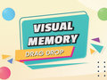 Гульня Візуальная памяць Drag Drop  онлайн