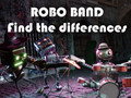 Гульня Robot Band - Знайдзі адрозненні  онлайн