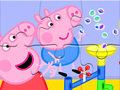 Гульня Галаваломка Jigsaw: Peppa Playtime онлайн