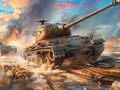 Гульня Баявыя танкі Firestorm  онлайн