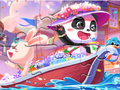 Гульня Пазл: Baby Panda Fiesta  онлайн