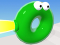 Гульня Гонка Bouncy Blob: паласа перашкод  онлайн