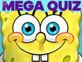Гульня Дзіцячая віктарына: Губка Боб Mega Quiz  онлайн