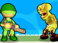 Гульня Знішчэнне Stickman Zombie  онлайн