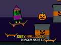 Гульня Obby Halloween Danger Skate онлайн