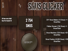 Гульня Клікер SNUS  онлайн