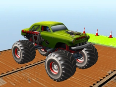 Гульня Мега рампа Monster Truck  онлайн