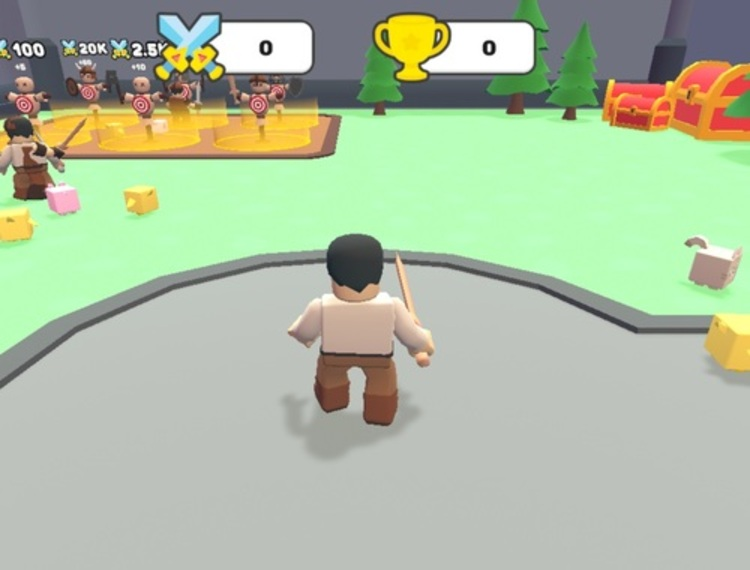 Гульня Robby Battle Arena онлайн