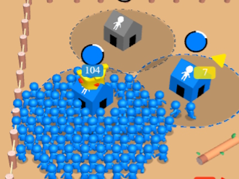 Гульня Giant Crowd io: Захоп дома  онлайн