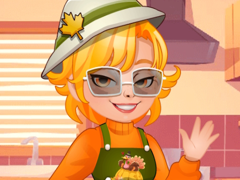 Гульня Кекс Roxie's Kitchen на Дзень падзякі  онлайн
