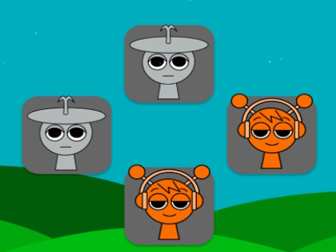 Гульня Спрункі Incredibox Memory  онлайн