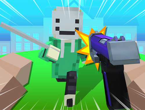 Гульня Школа Block Craft 3D  онлайн