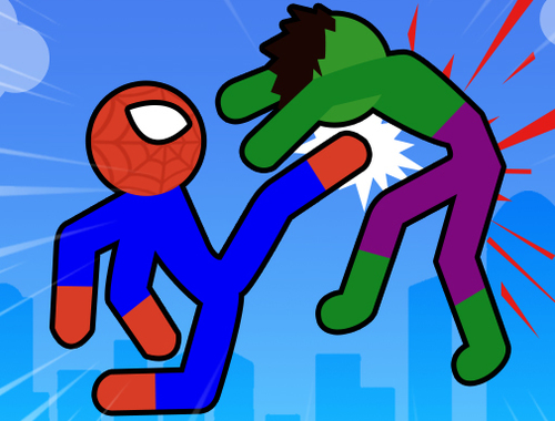 Гульня Баявая барацьба Stick Man  онлайн