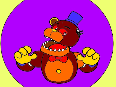 Гульня Кніжка-размалёўка FNAF  онлайн