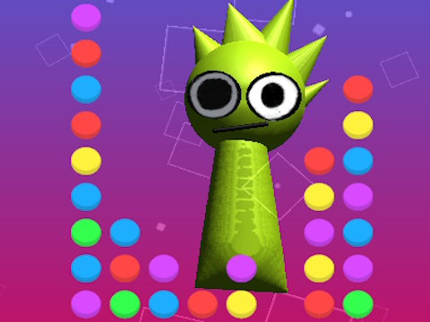 Гульня Sprunki Bubble Pop онлайн
