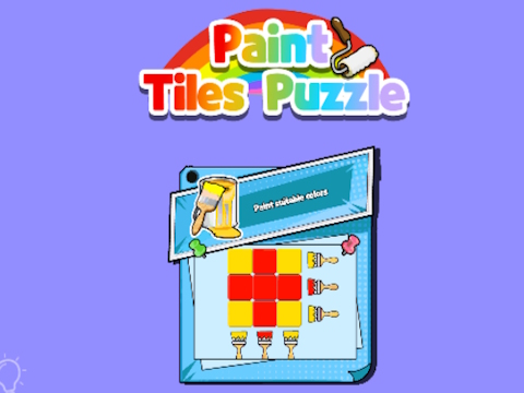 Гульня Галаваломка Paint Tiles  онлайн