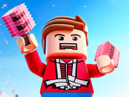 Гульня Галаваломка: прыгоды героя Roblox  онлайн