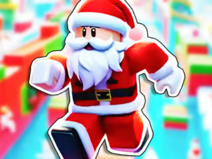 Гульня Пазл: Roblox Santa Dash  онлайн