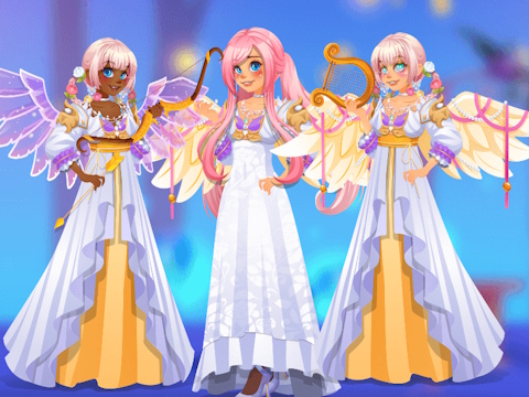Гульня Girly Angelic Ethereal  онлайн