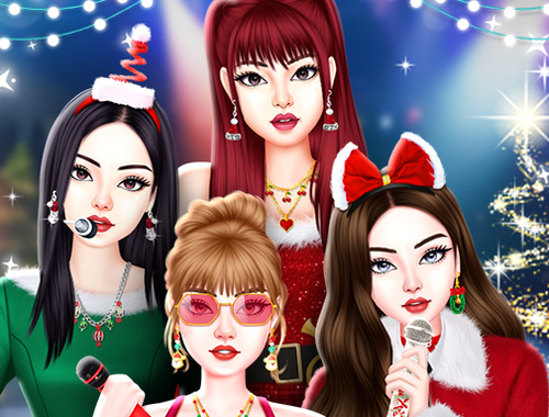 Гульня Калядны канцэрт Black Pink  онлайн