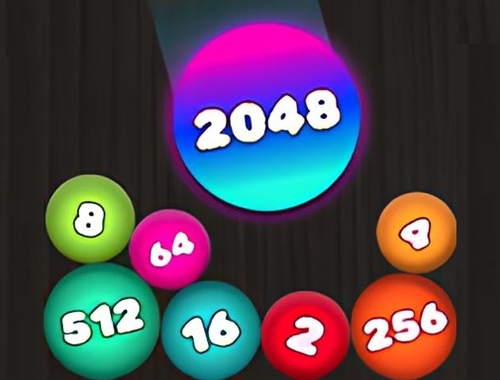 Гульня 2048 г. галаваломка: Падключыце шарыкі онлайн