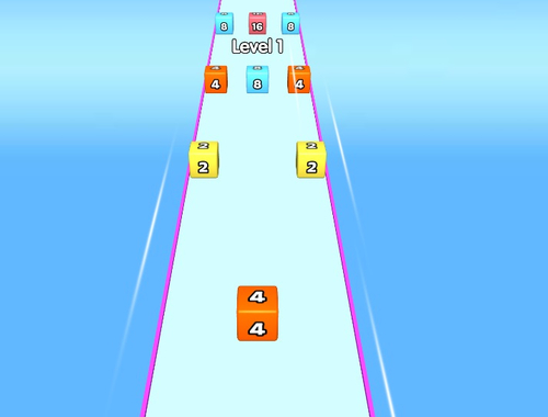 Гульня Jelly Run ў 2048 годзе  онлайн